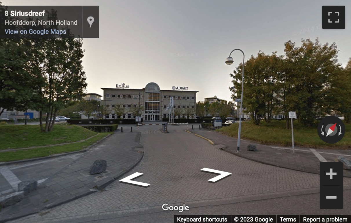 Street View image of Schiphol Airport Tetra, Siriusdreef 17-27, Hoofddorp, North Holland, Netherlands