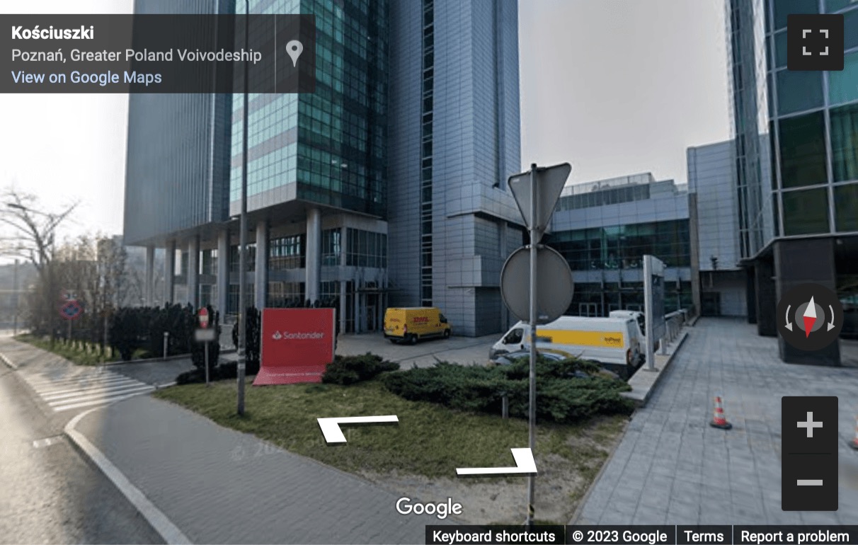 Street View image of 1st Floor, Andersia Business Centre, 7 Ander’s Square, Poznan