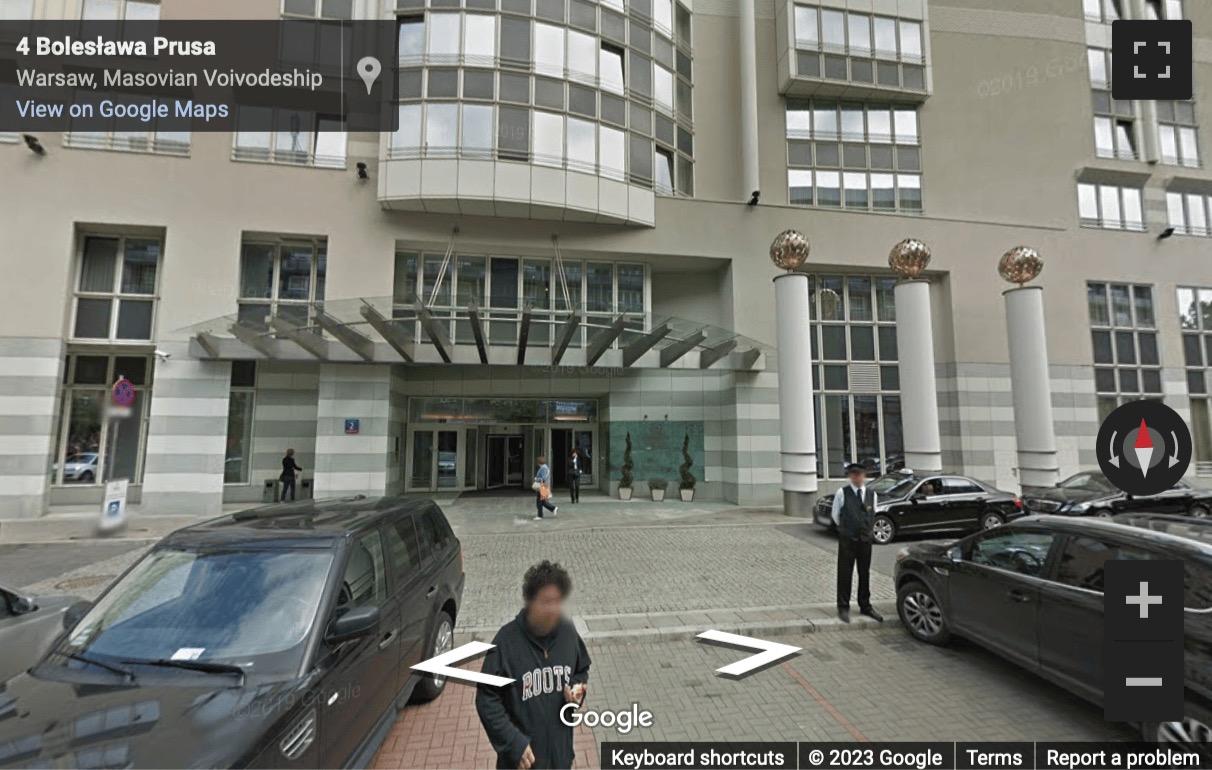 Street View image of Sheraton Plaza, ul. Prusa 2, Warsaw, Poland