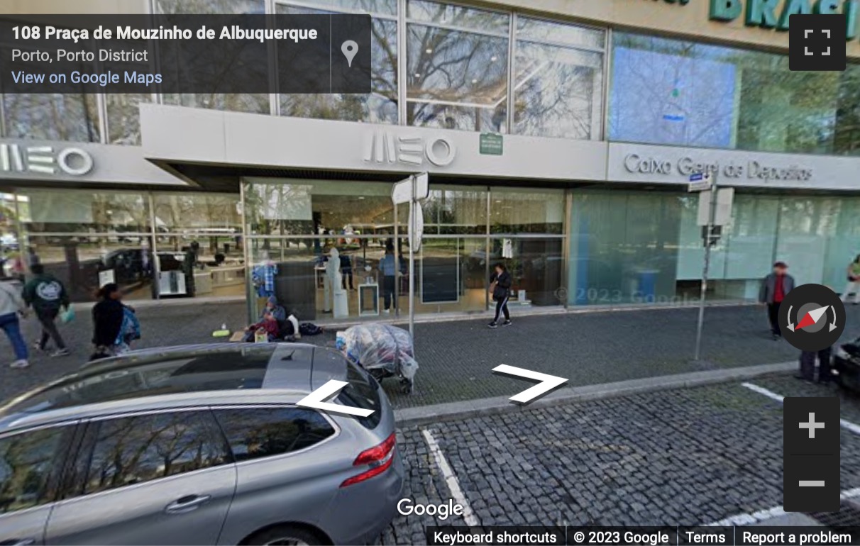 Street View image of Edifício Brasília, Praça Mouzinho de Albuquerque, 113, 5º andar, Porto
