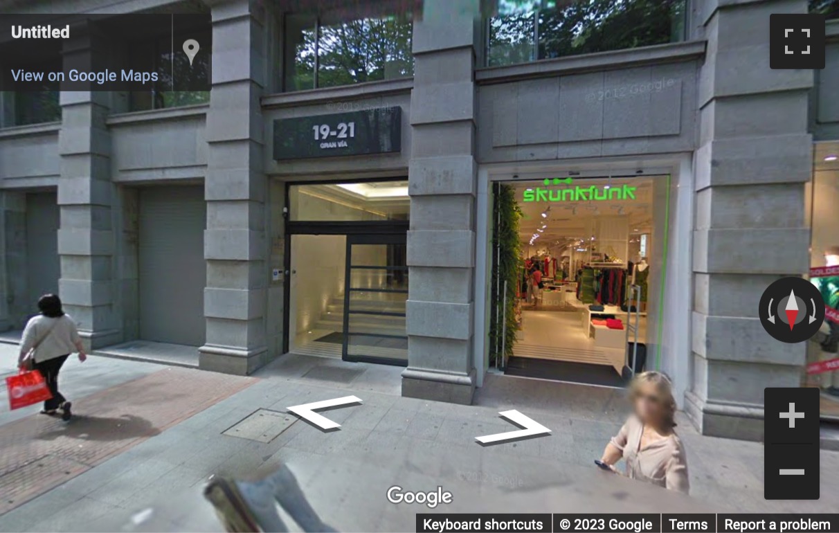 Street View image of 2nd & 3rd Floor, Gran Via 19-21, Central Bilbao, Spain