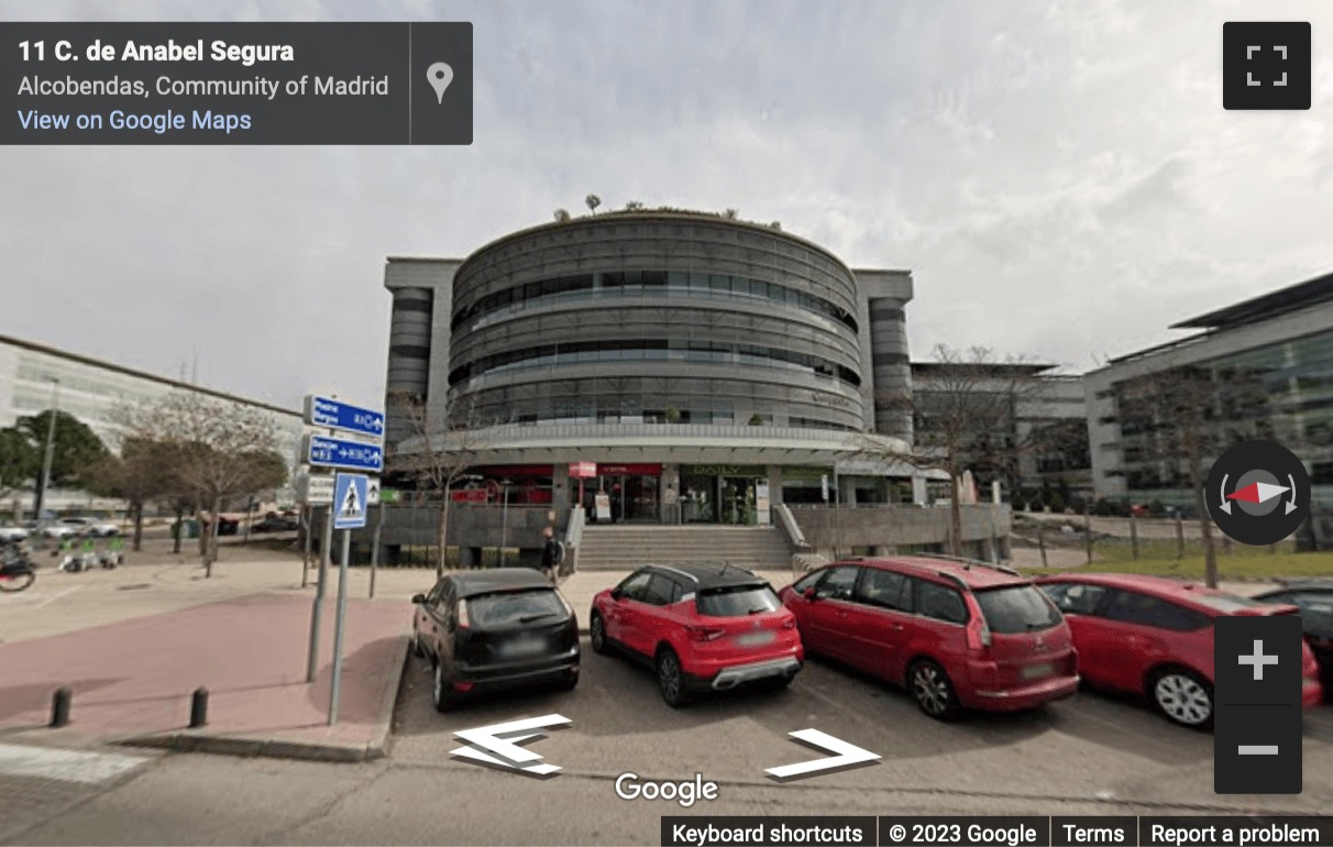 Street View image of Calle Anabel Segura nº 11, Madrid, Spain
