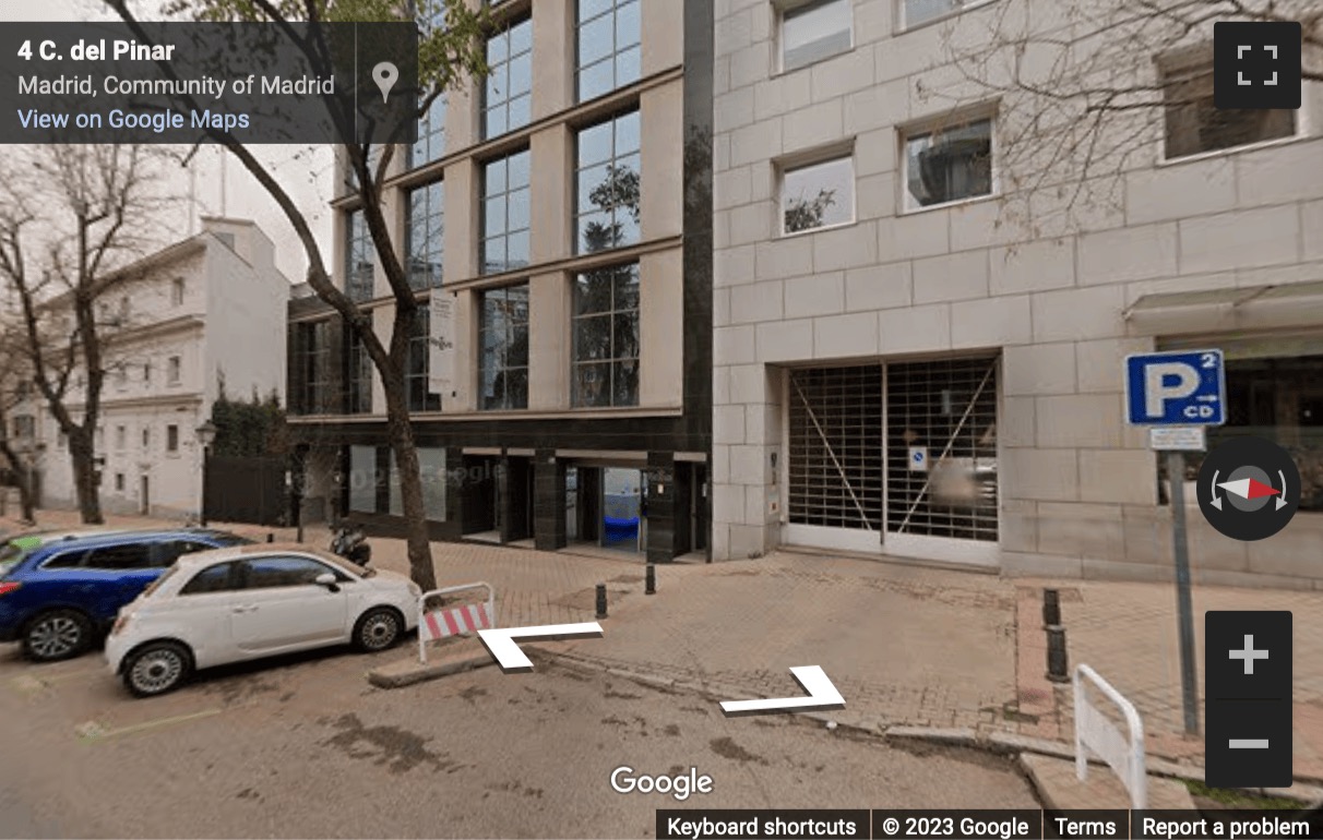 Street View image of El Pinar, Calle Pinar 5, Madrid, Spain