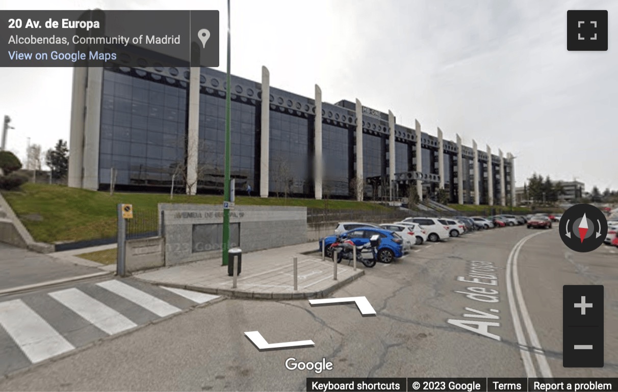 Street View image of Avenida de Europa 19, La Moraleja, Madrid, Spain