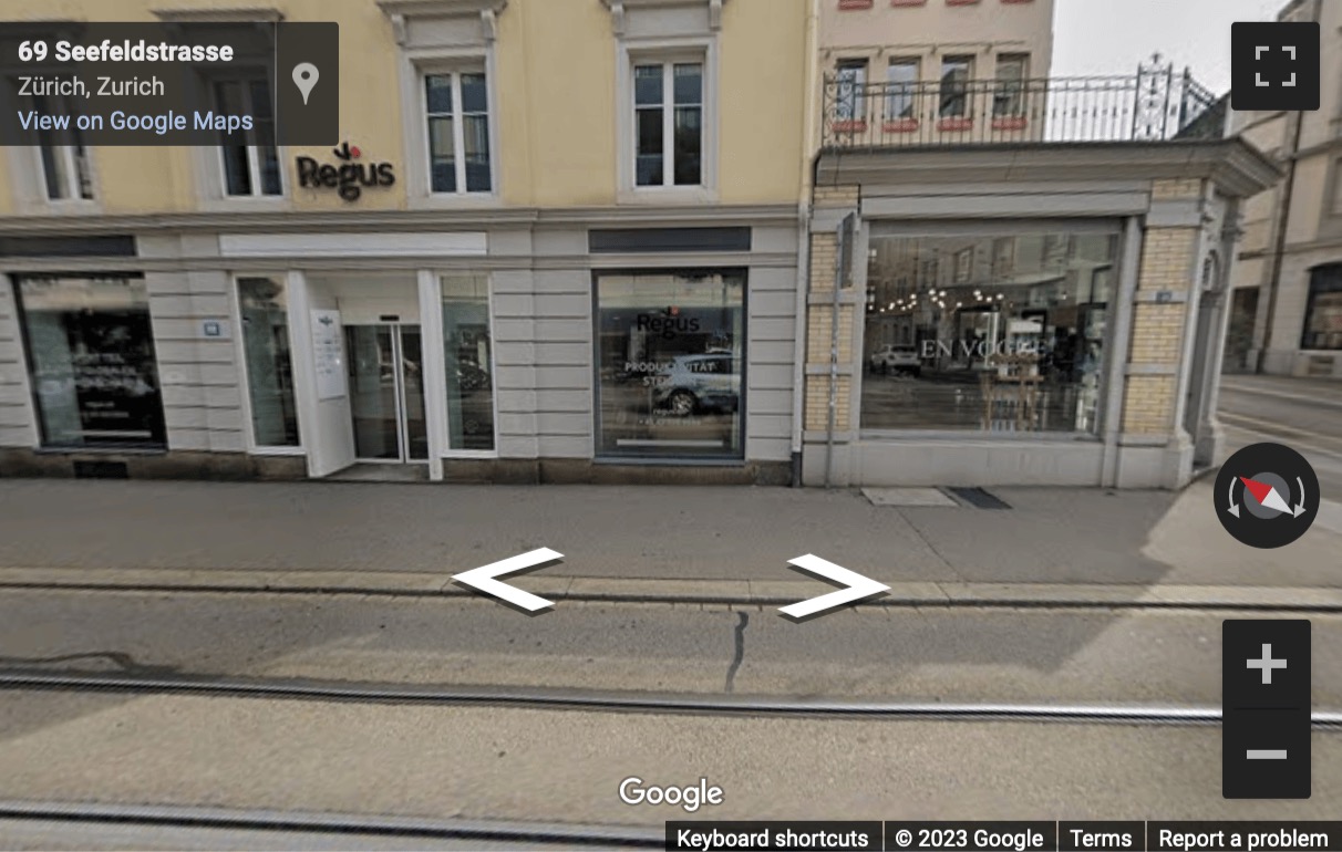Street View image of Seefeldstrasse 69, Zurich, Switzerland