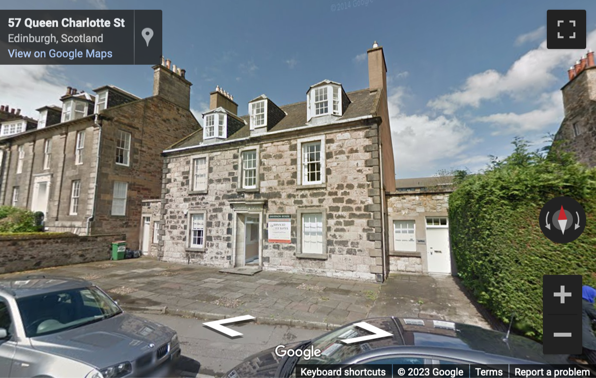 Street View image of Offices to rent in Edinburgh - Davidson House, 57 Queen Charlotte Street