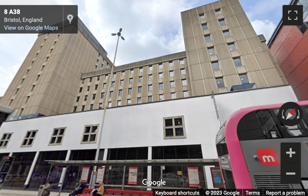 Street View image of Offices to rent in Bristol City Centre - Whitefriars, Lewins Mead, BS1