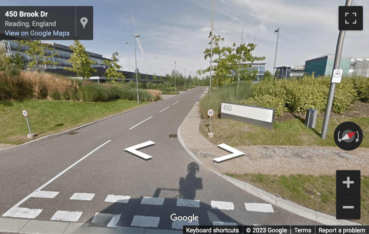 Street View image of 450 Brook Drive, Green Park Business Park, Reading, Berkshire
