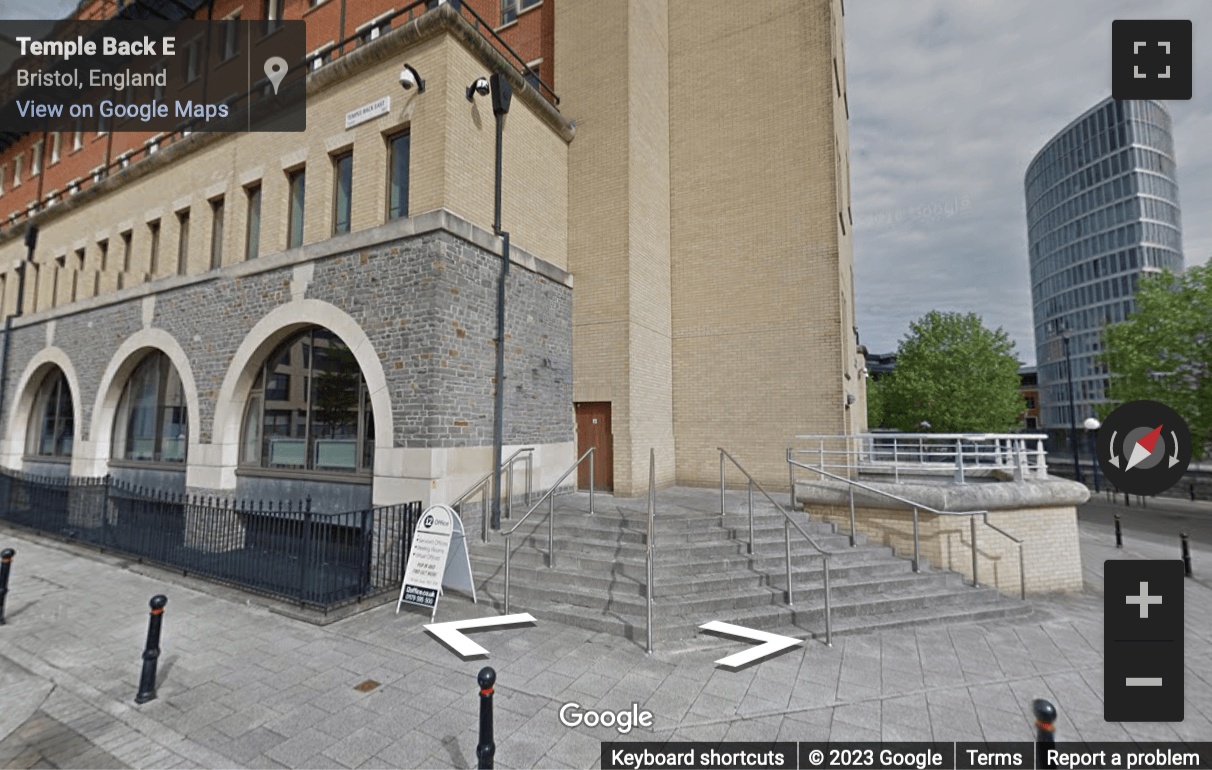 Street View image of 1 Temple Quay, Temple Back East, Bristol, Glos (with harbour views)