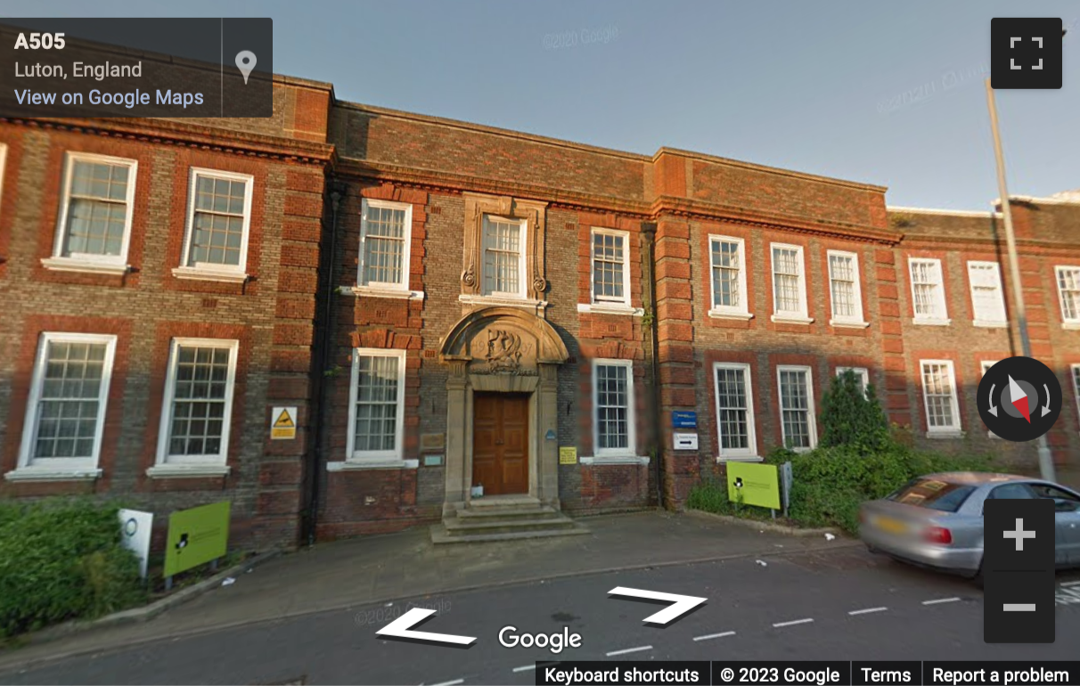 Street View image of Hart House Business Centre, Kimpton Road, Luton - near Luton airport