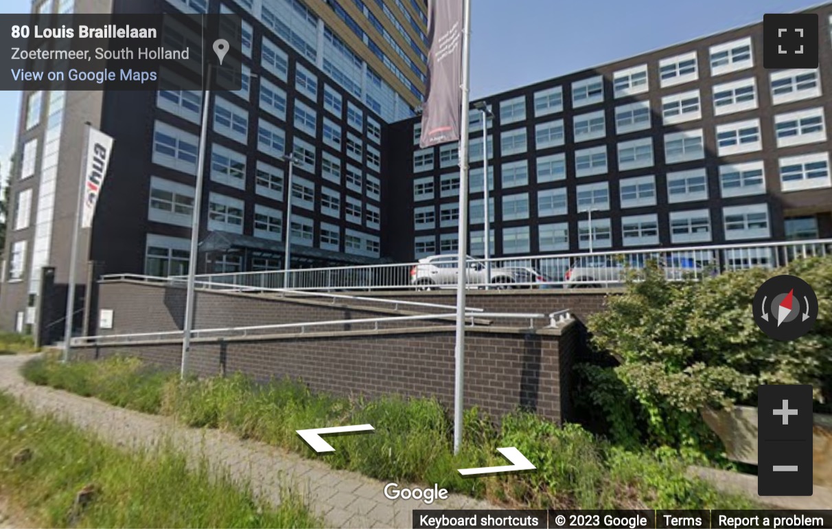 Street View image of Louis Braillelaan 80, Zoetermeer, South Holland, Netherlands