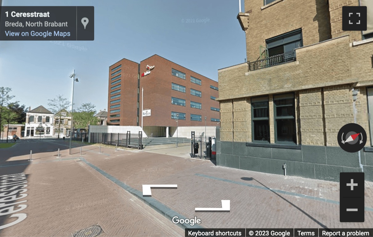 Street View image of Ceresstraat 1, Breda, North Brabant, Netherlands