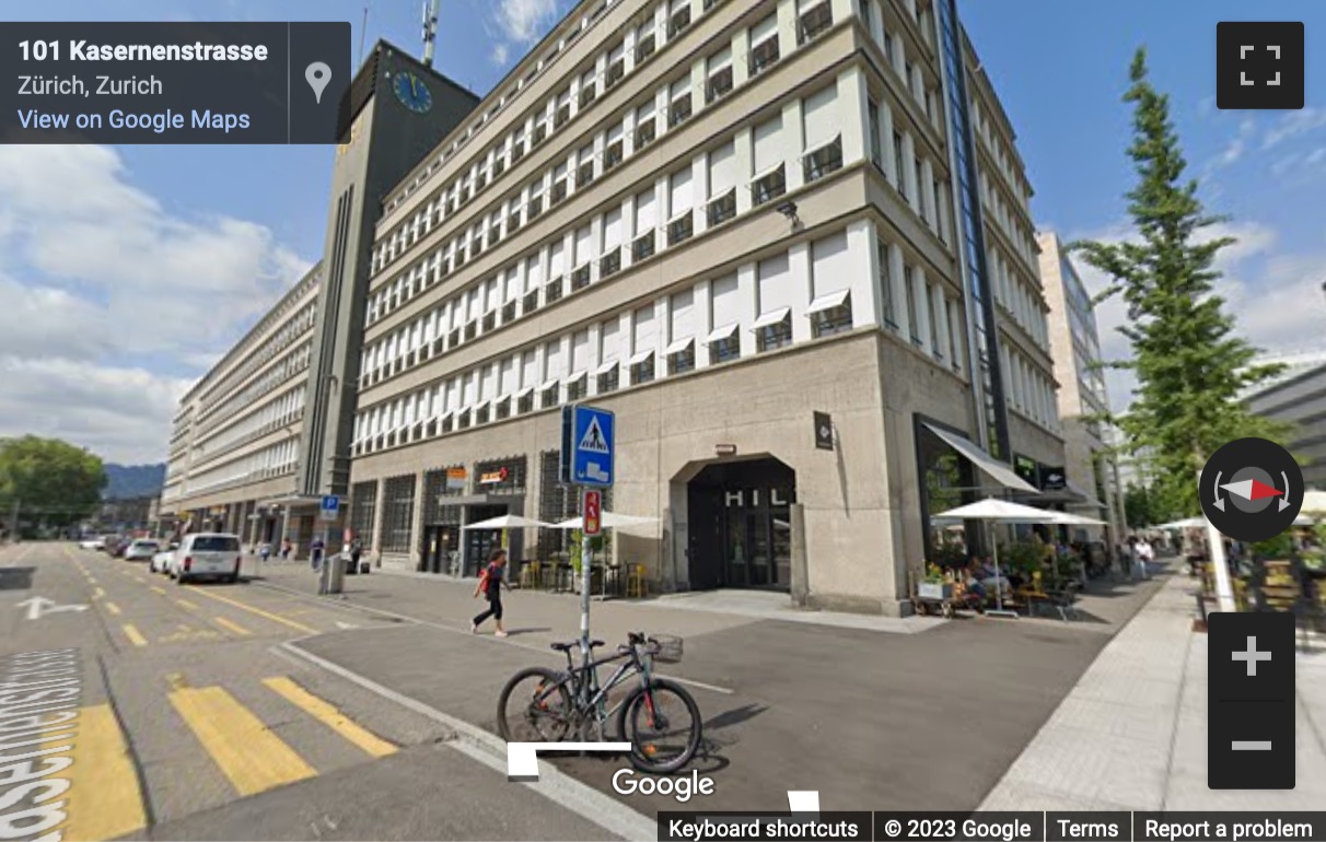 Street View image of Europaallee 41, Zurich, Switzerland