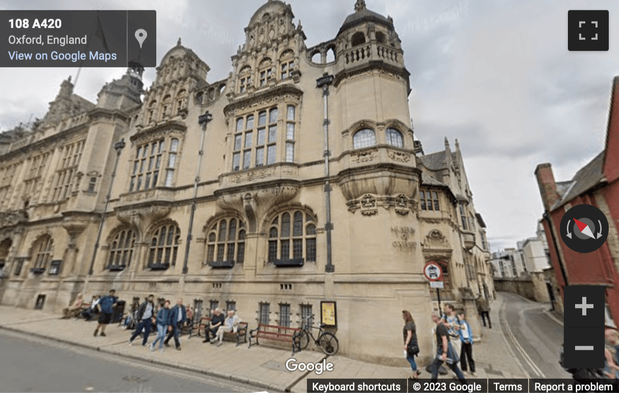 Street View image of 1 St Aldate’s, Oxford, Oxfordshire