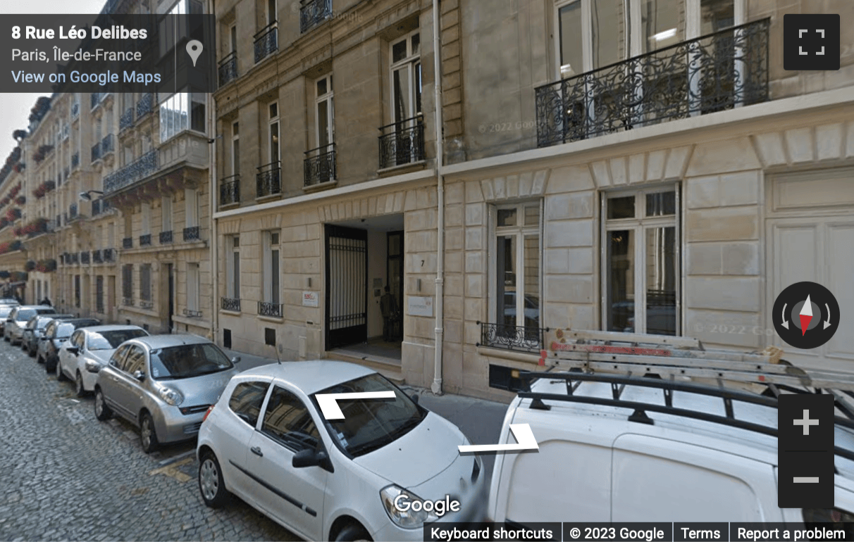 Street View image of 7 Rue Léo Delibes, Paris, Paris Ile de France