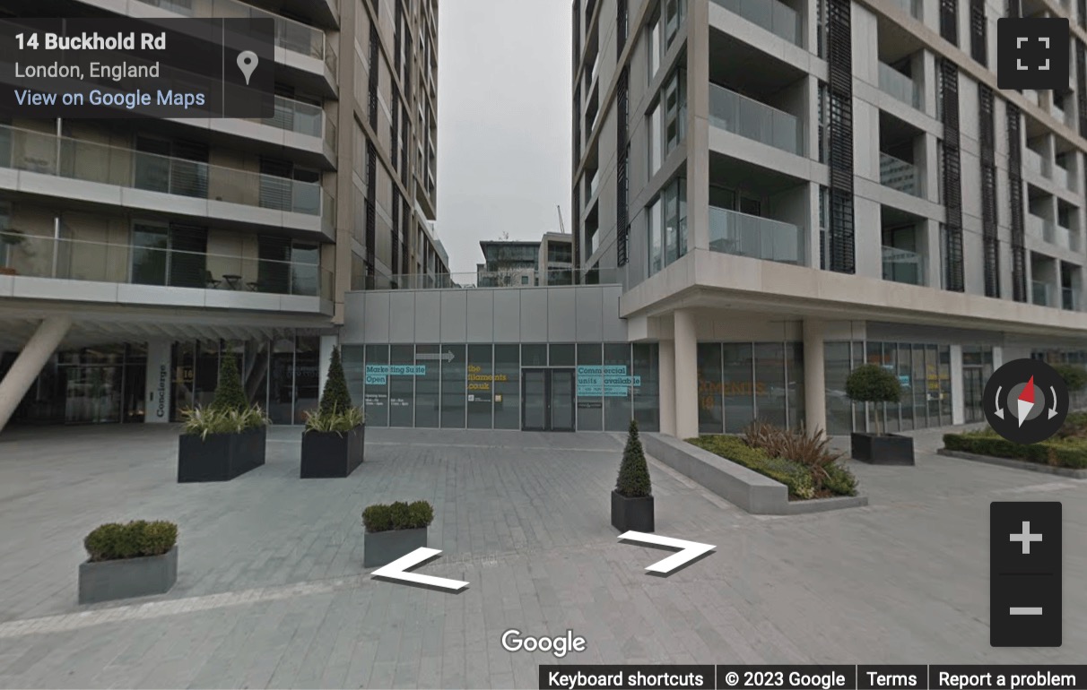 Street View image of 1 Filament Walk, Wandsworth, Central London, SW18