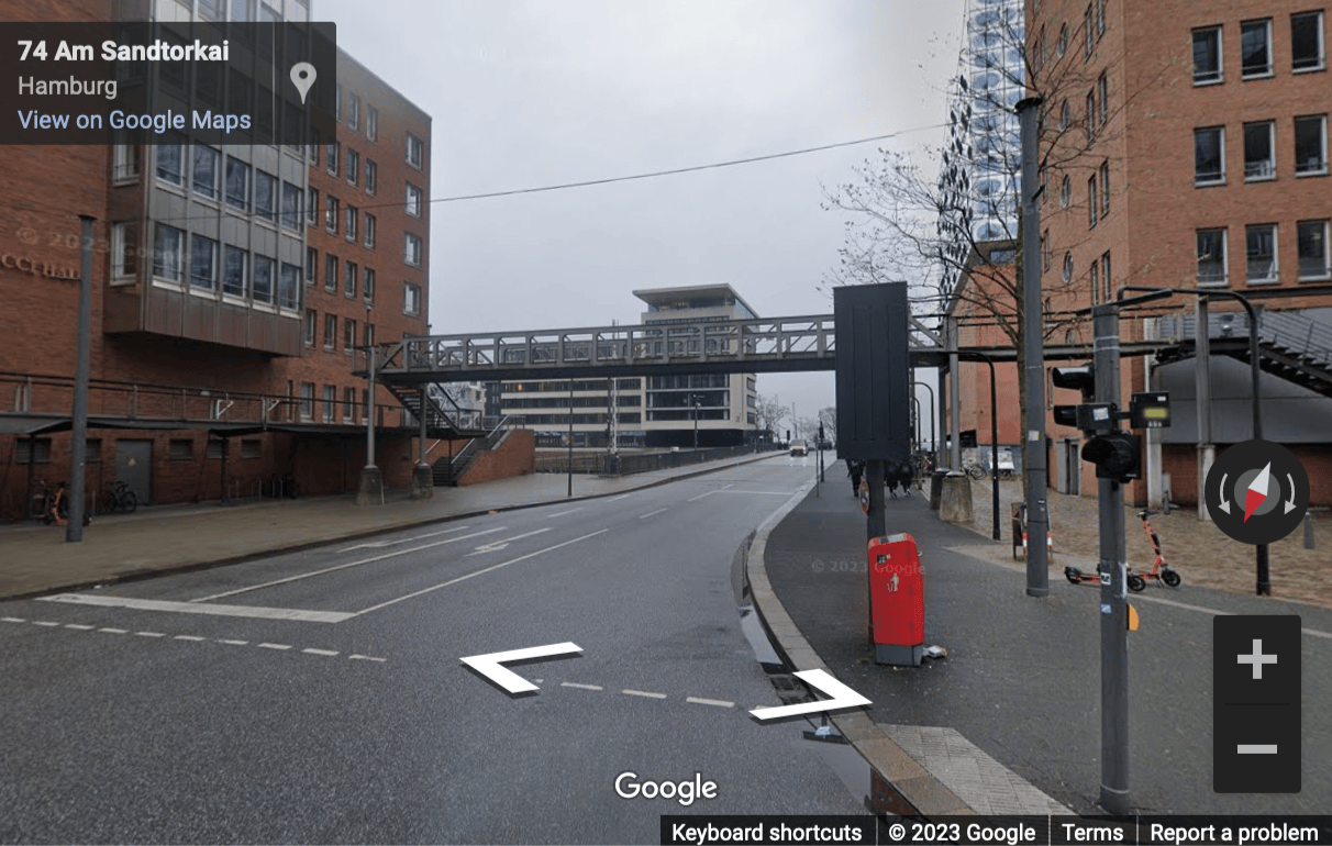 Street View image of Am Kaiserkai 69, Hamburg, Germany