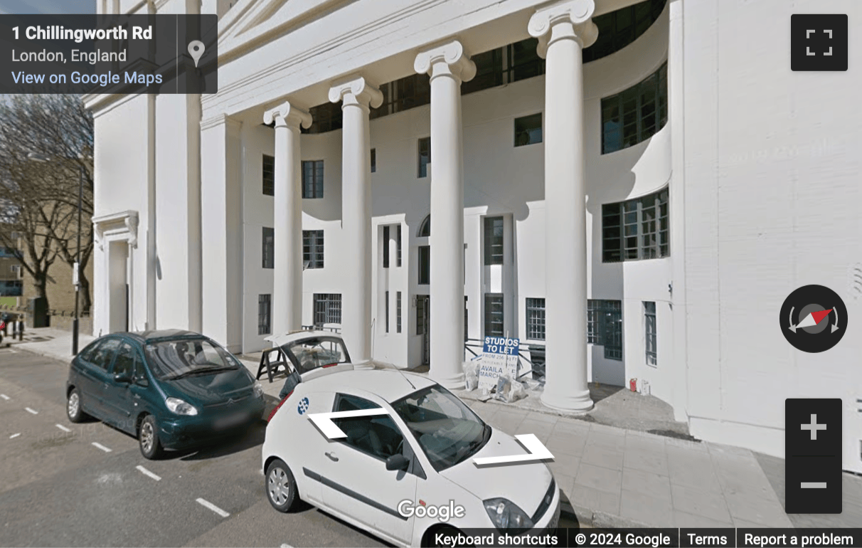 Street View image of 14 Chillingworth Road, Islington, Central London, N7