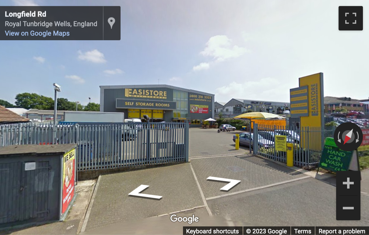 Street View image of Easistore Business Centre, Longfield Road, Tunbridge Wells, Kent