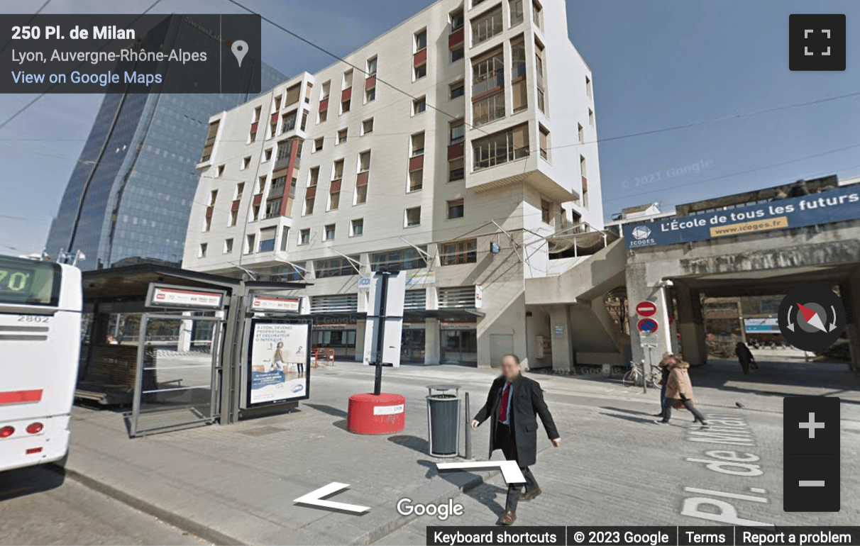 Street View image of 11, 15 boulevard Marius Vivier Merle, Lyon, Rhone Alpes, France