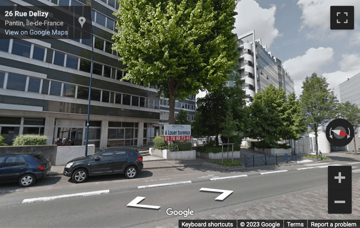 Street View image of Les Diamants, Building B, 41 rue Delizy, Paris, Paris Ile de France