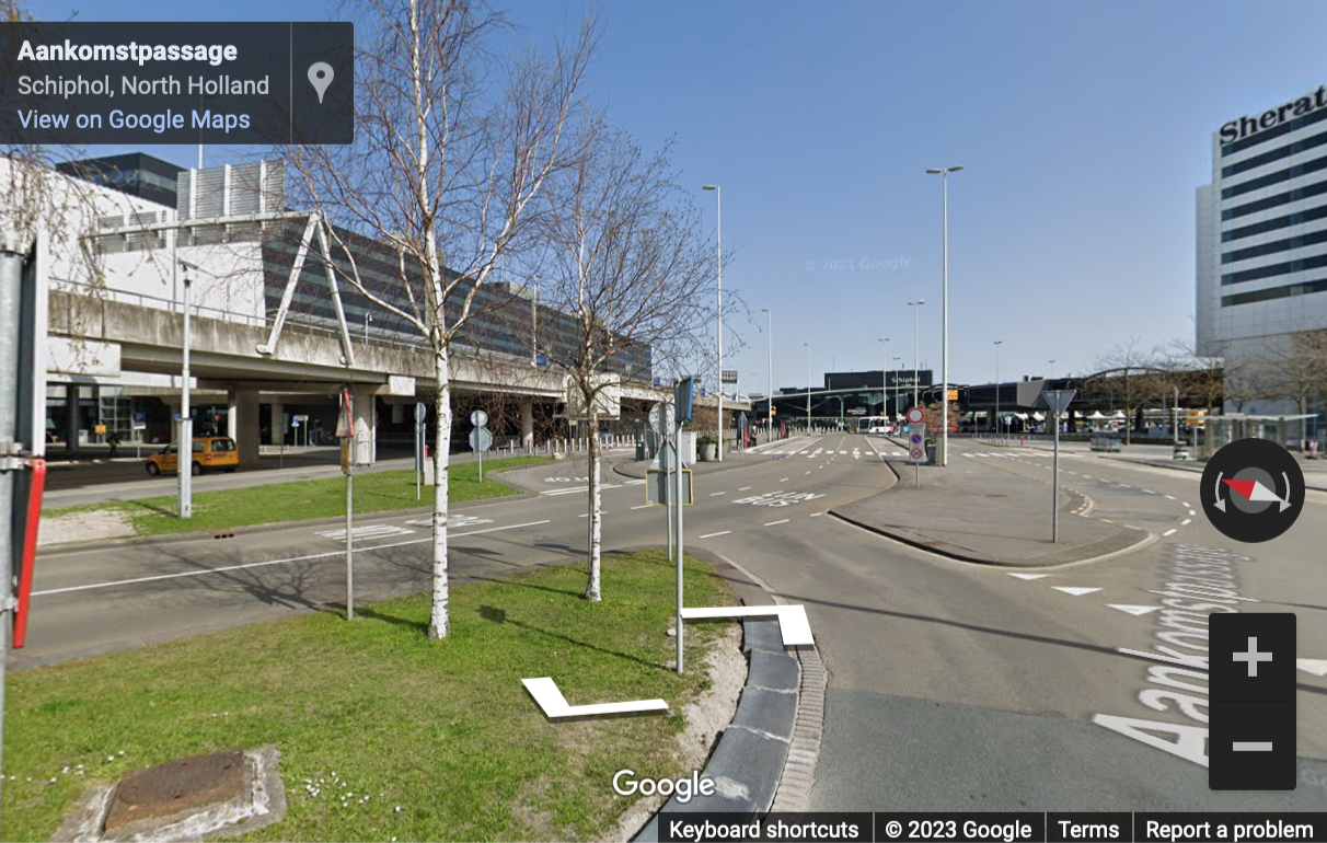 Street View image of The Base B, Evert van de Beekstraat 104, Schiphol Airport, Schiphol, North Holland, Netherlands