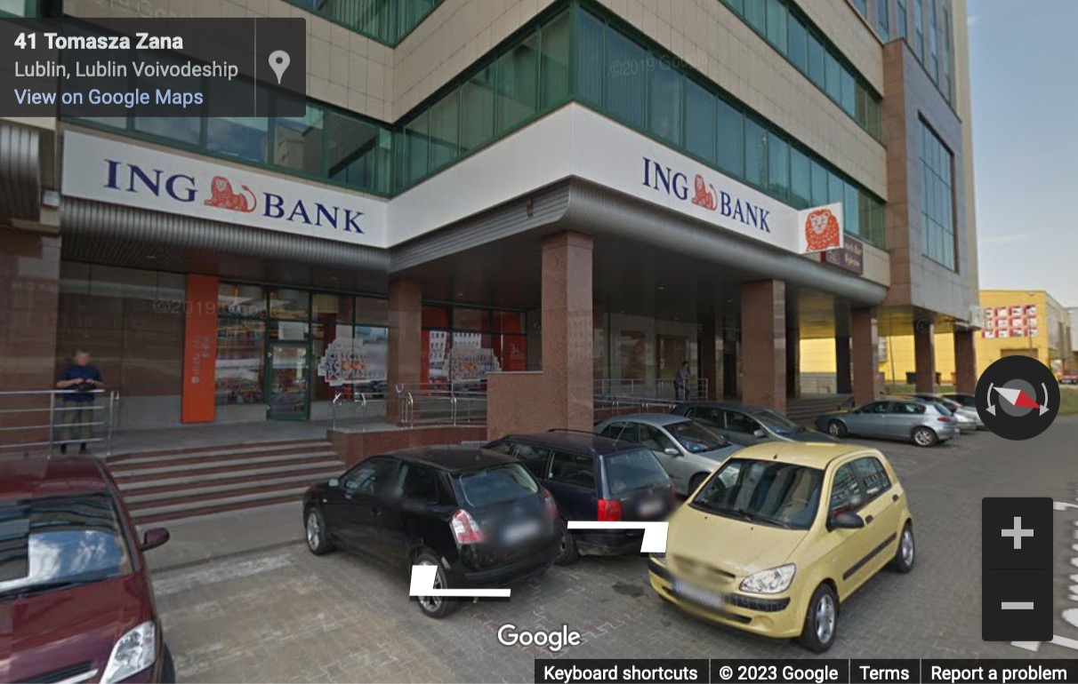 Street View image of 4th floor, 39A, Tomasza Zana street, Lublin, Poland