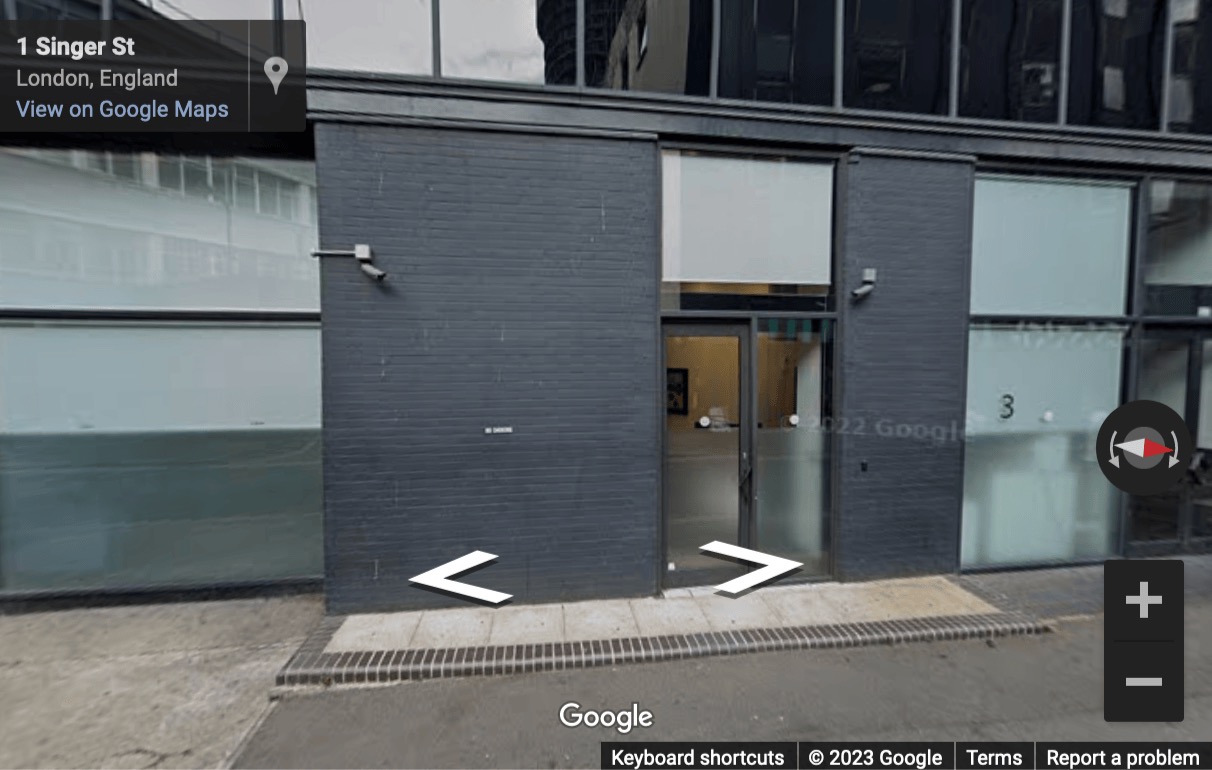 Street View image of Albert House, 1, 4 Singer Street, London, Central London, EC2A
