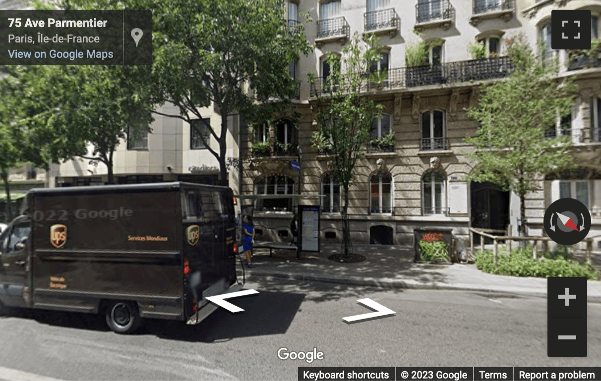 Street View image of 75 – 77, avenue Parmentier, Paris, Paris Ile de France