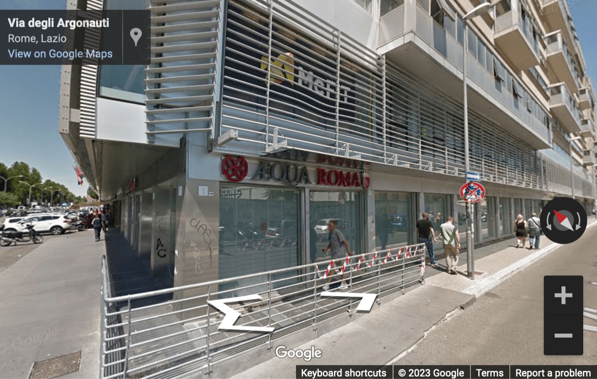 Street View image of Via degli Argonauti 16, Rome, Italy