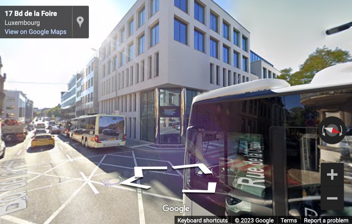 Street View image of 11-13, Boulevard de la Foire, Luxembourg