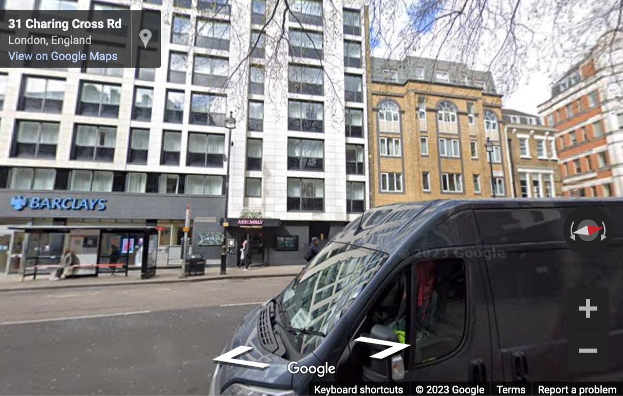 Street View image of 2nd 4th 5th Floors Alhambra House, 33 Charing Cross Road, London, Central London, WC2H