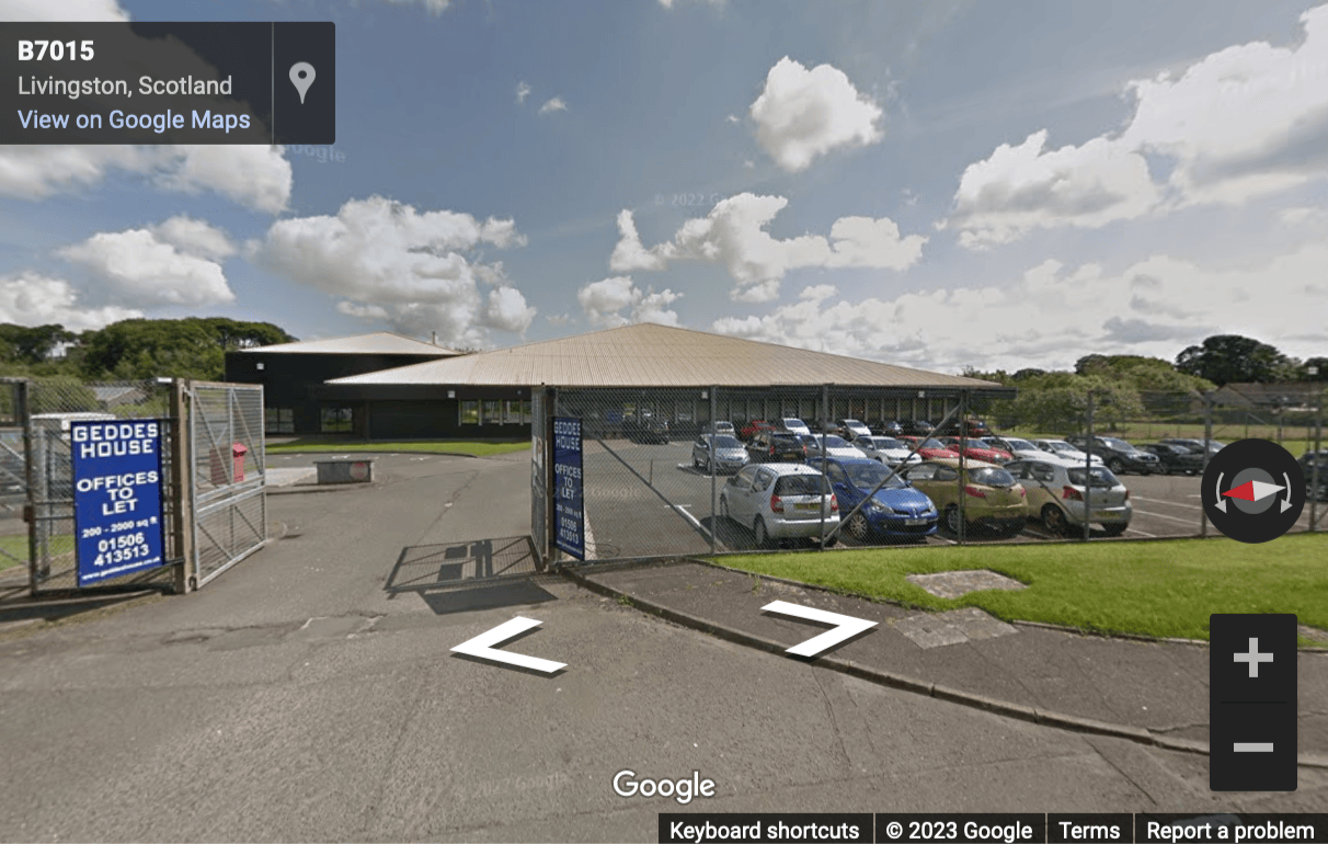 Street View image of Geddes House Business Centre, Kirkton North, Livingston, Scotland