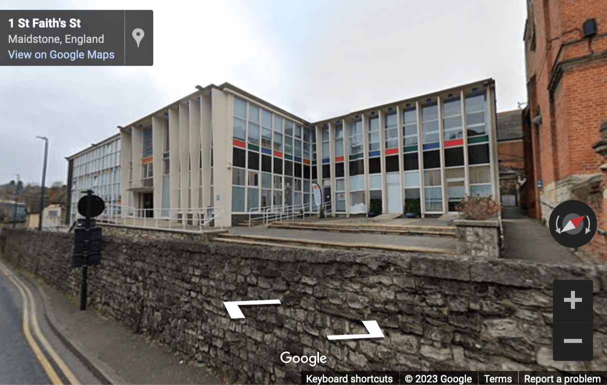 Street View image of The Old Library, St Faiths Street, Maidstone, Kent