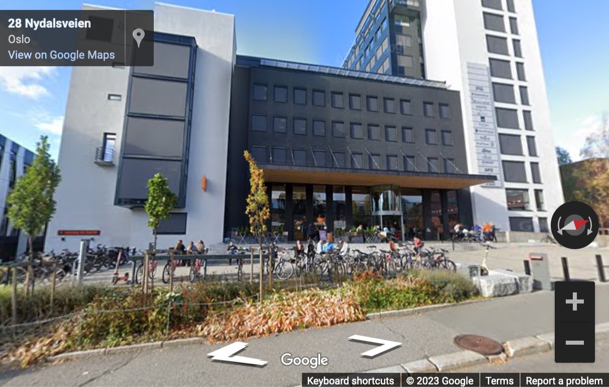 Street View image of 5th floor 28 Nydalsveien, Oslo, Norway