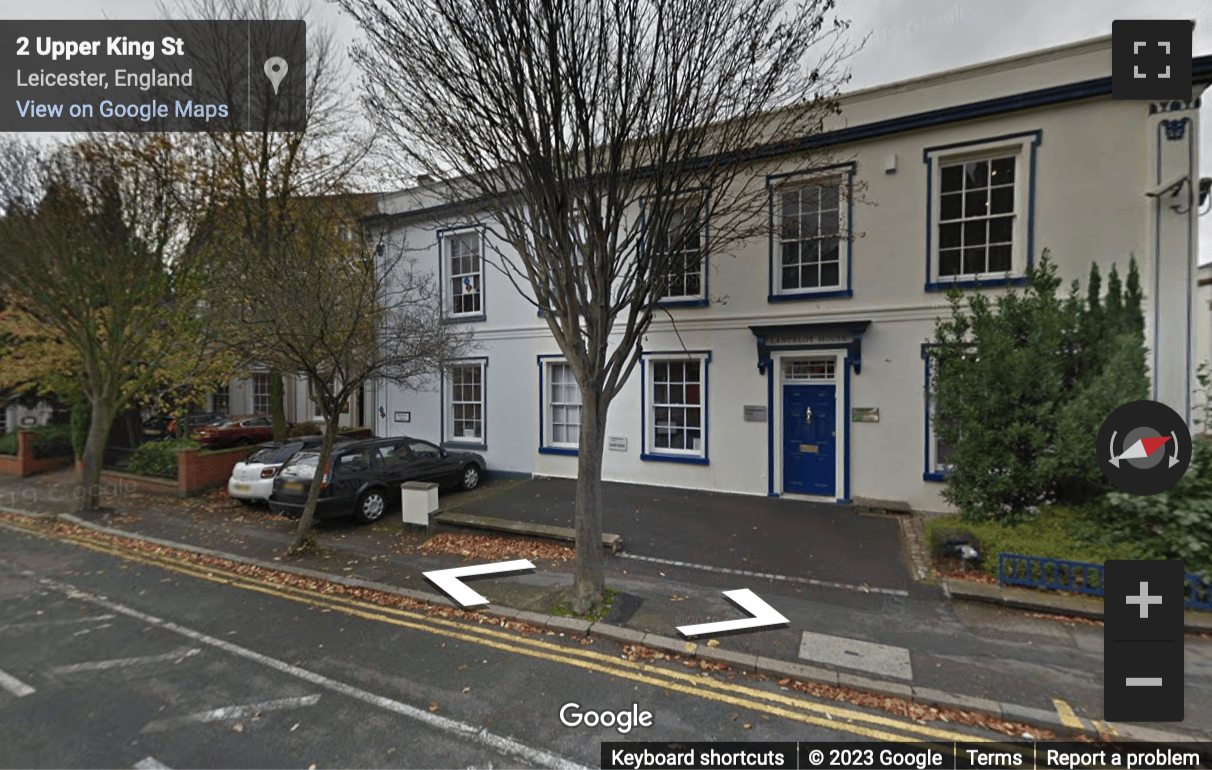 Street View image of Lancelot House, 1-3 Upper King Street, Leicester, Leicestershire