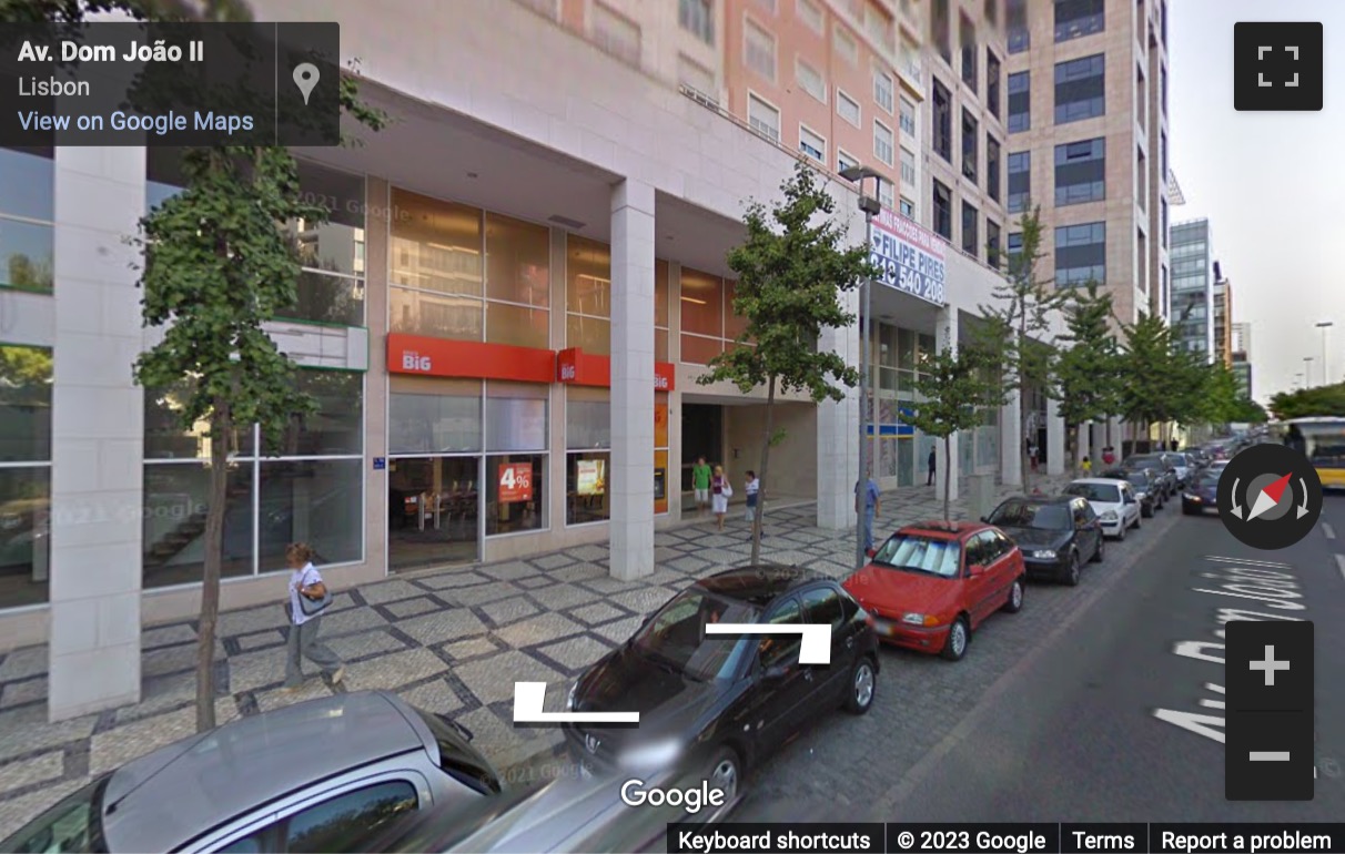 Street View image of Av. D. João II, nº35, Edificio Infante 11ºA, Lisbon, Portugal