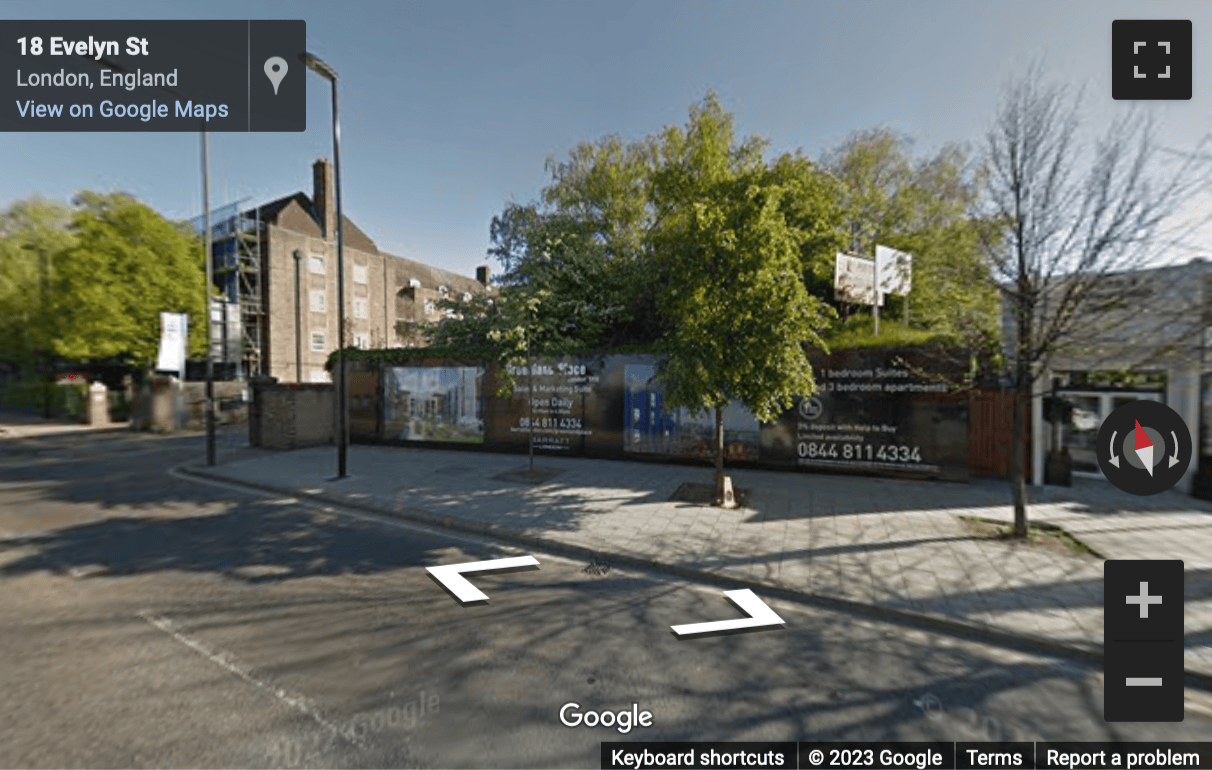 Street View image of Cannon Wharf, Pell Street Surrey Quays, Central London, SE8