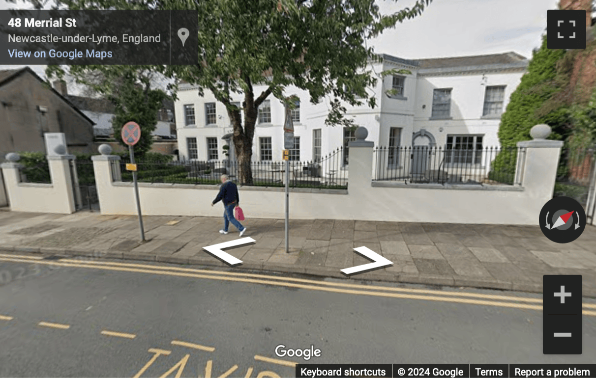 Street View image of Carlton House, Merrial Street, Newcastle-under-Lyme, Staffordshire