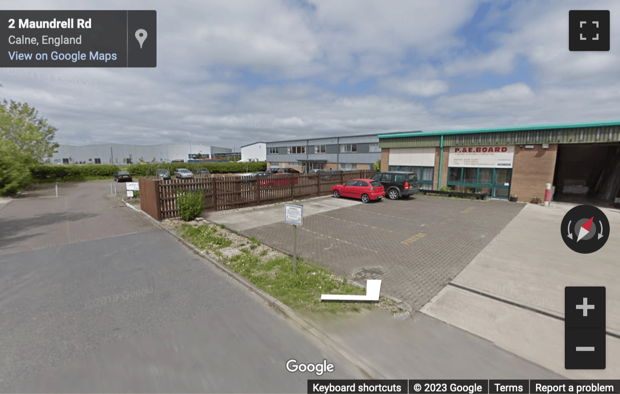 Street View image of Maundrell Road, Calne, Wiltshire