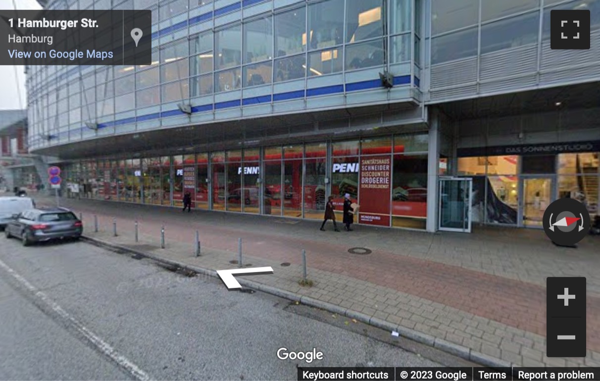 Street View image of Hamburg, Mundsburg Tower, Hamburger Str. 11, Hamburg, Schleswig Holstein, Germany