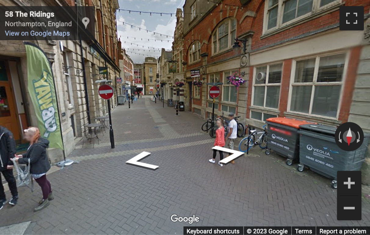 Street View image of TCBC Offices, 7 Fish Street, Northampton, Northamptonshire