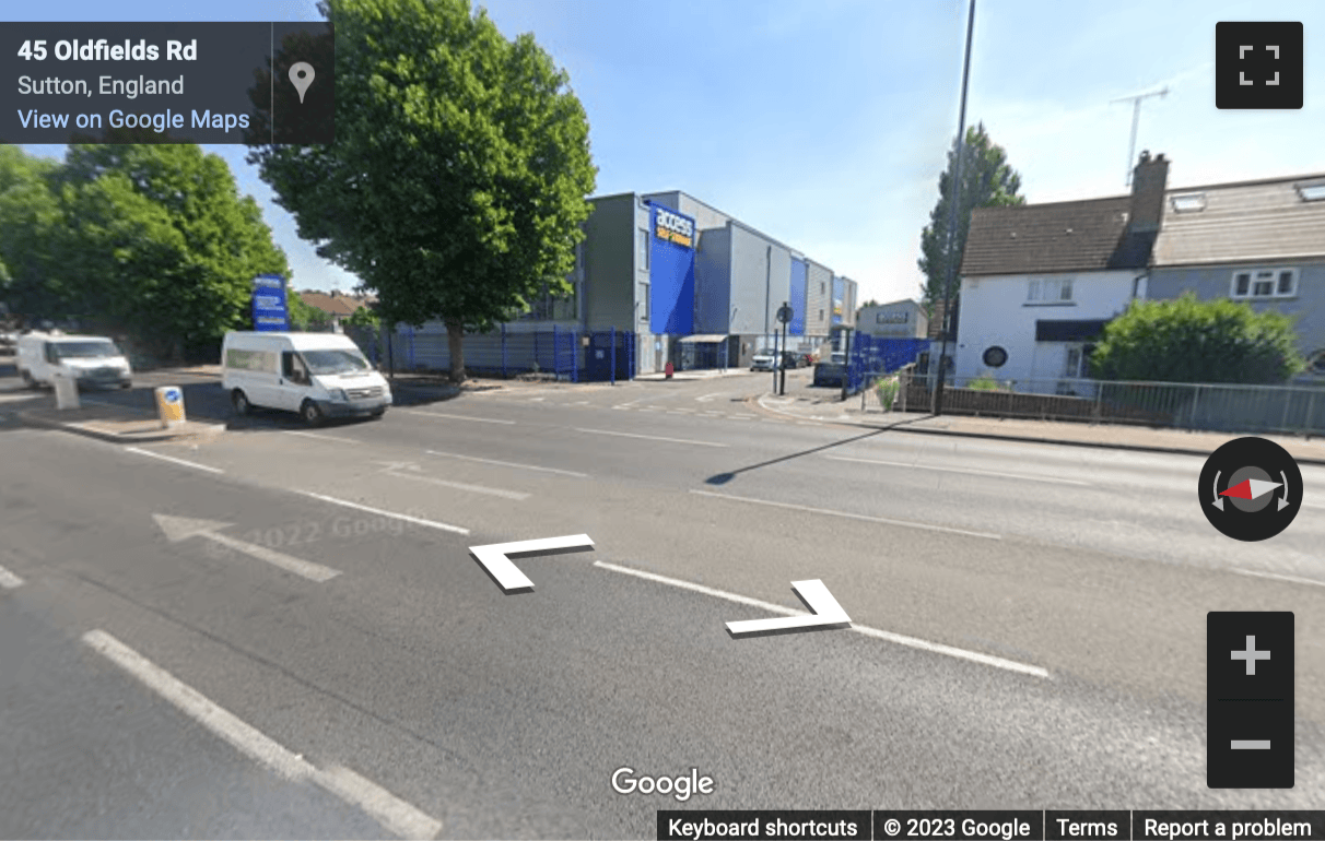 Street View image of 92 Oldfields Road, Oldfields Trading Estate, Cheam, Sutton, Surrey