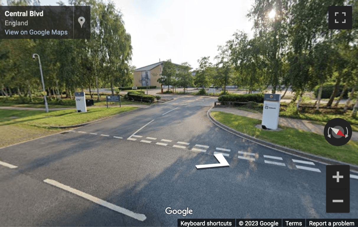 Street View image of Blythe Valley Innovation Centre, Central Boulevard, Blythe Valley Park. Solihull