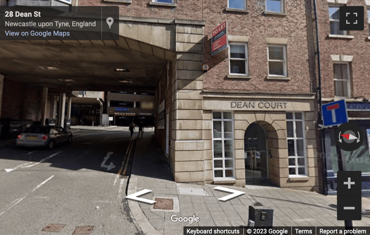 Street View image of Dean Court, 22 Dean Street, Newcastle, Tyne and Wear