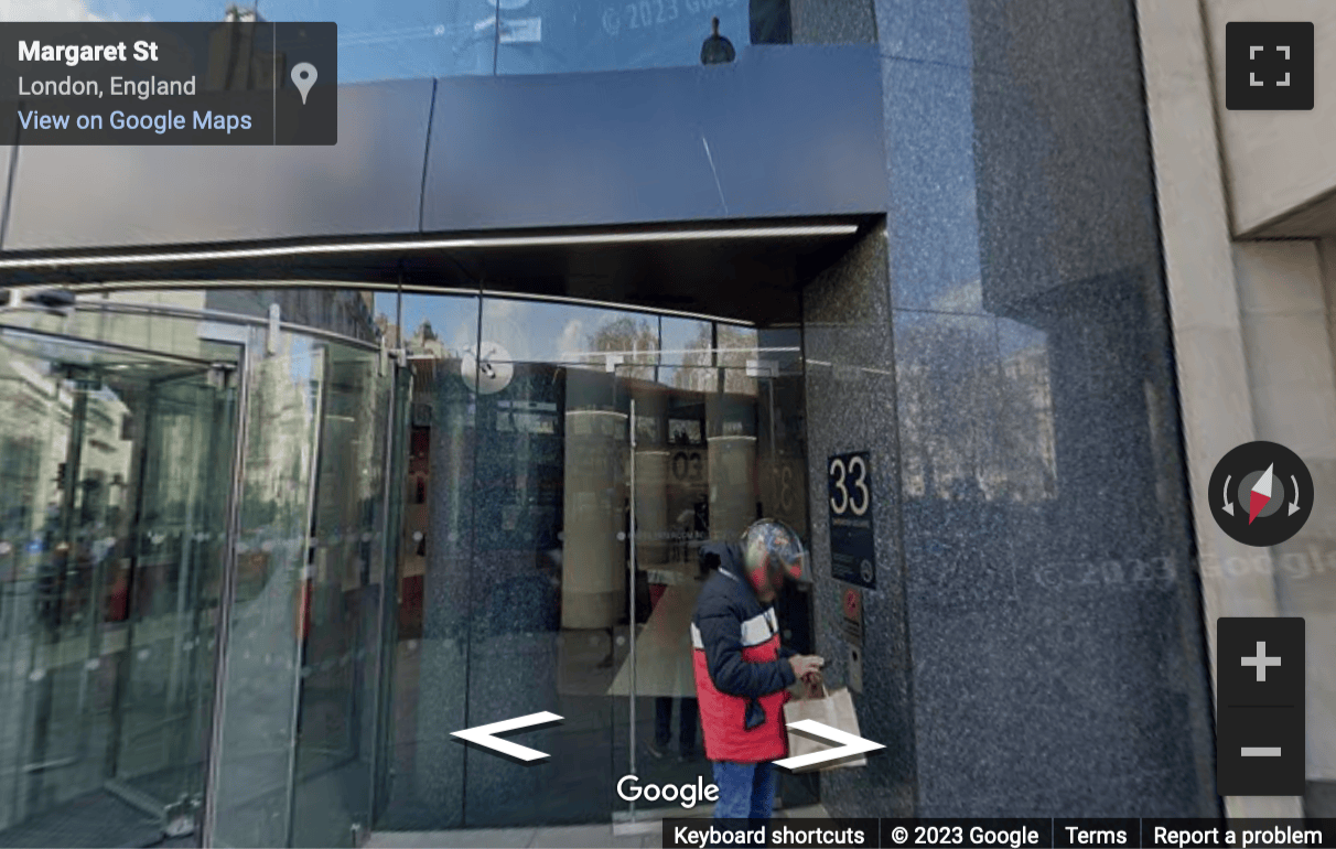 Street View image of 13th Floor, 33 Cavendish Square, Central London, W1G