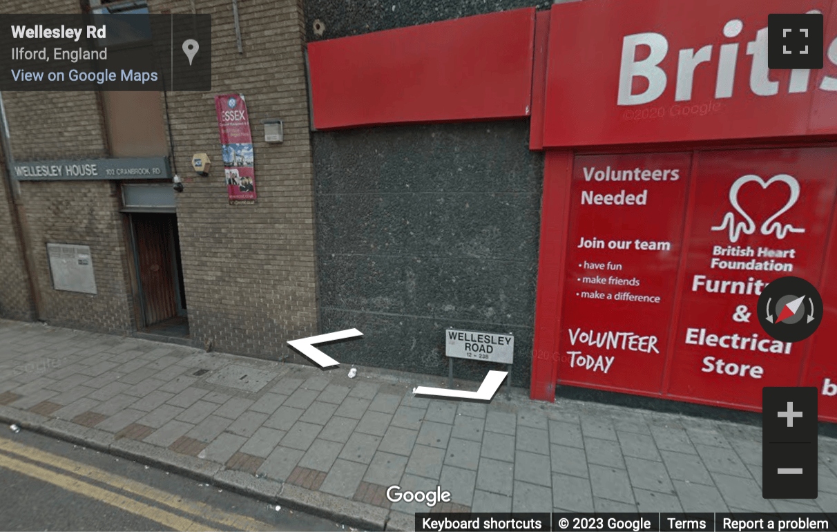 Street View image of 1st Floor Wellesly House, 98-102 Cranbrook Road, Ilford, Essex