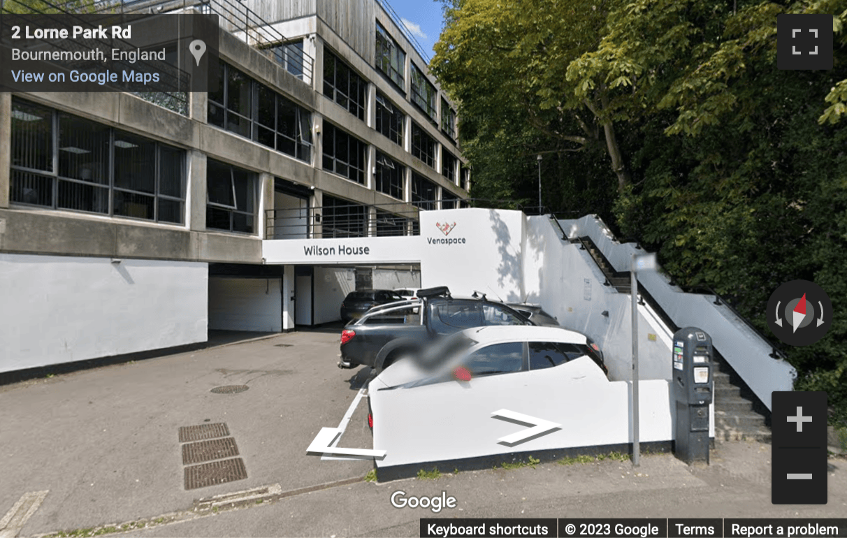 Street View image of Wilson House, 2 Lorne Park Road, Bournemouth, Dorset