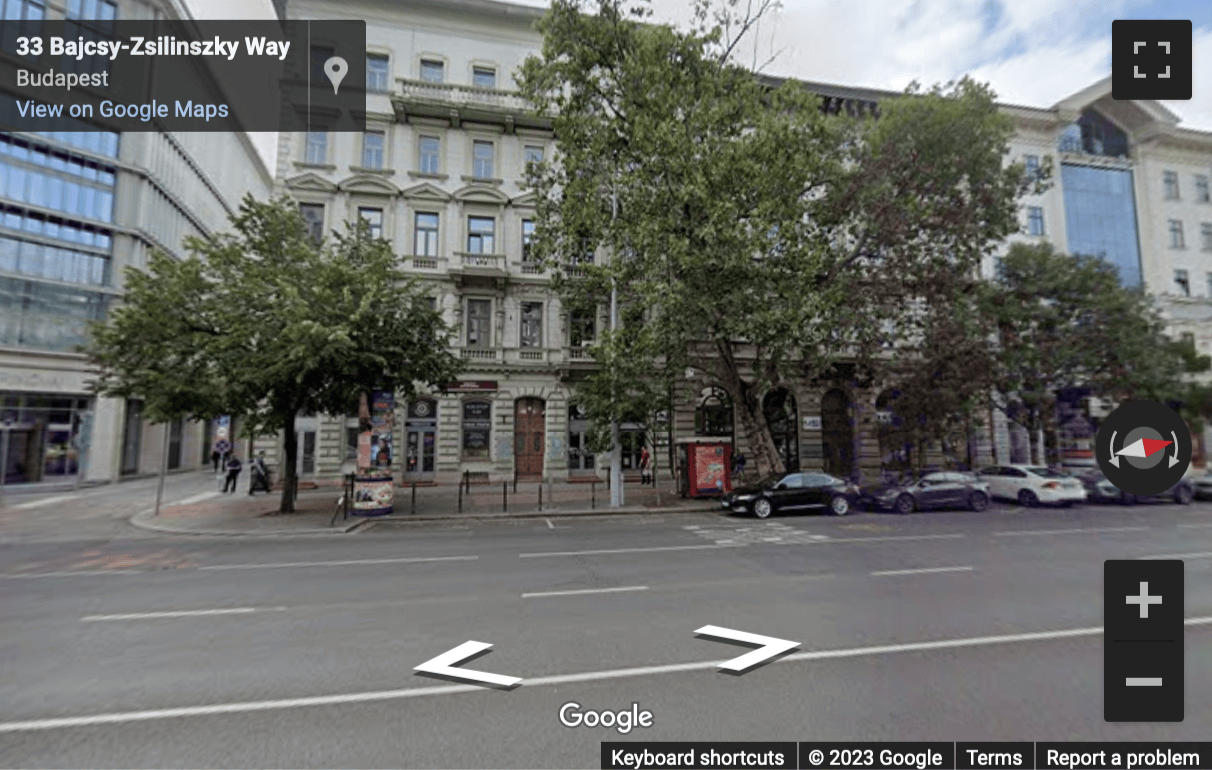 Street View image of BJ48 Business Center, Bajcsy-Zsilinszky út 48. , Budapest, Hungary