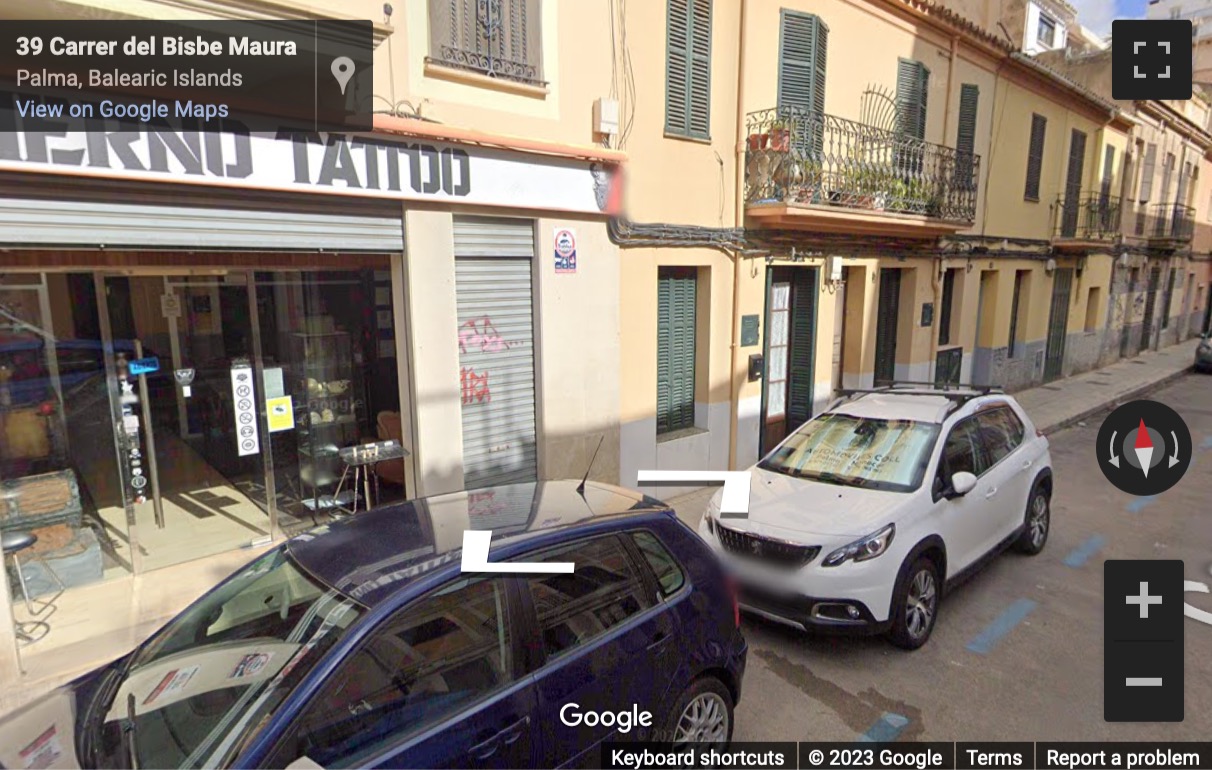 Street View image of Carrer del Bisbe Maura 39, Palma de Mallorca, Islas Baleares